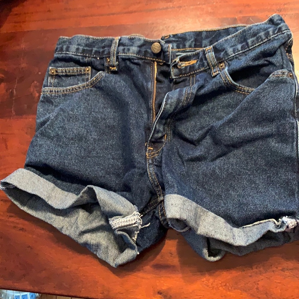 Dark Wash jean shorts